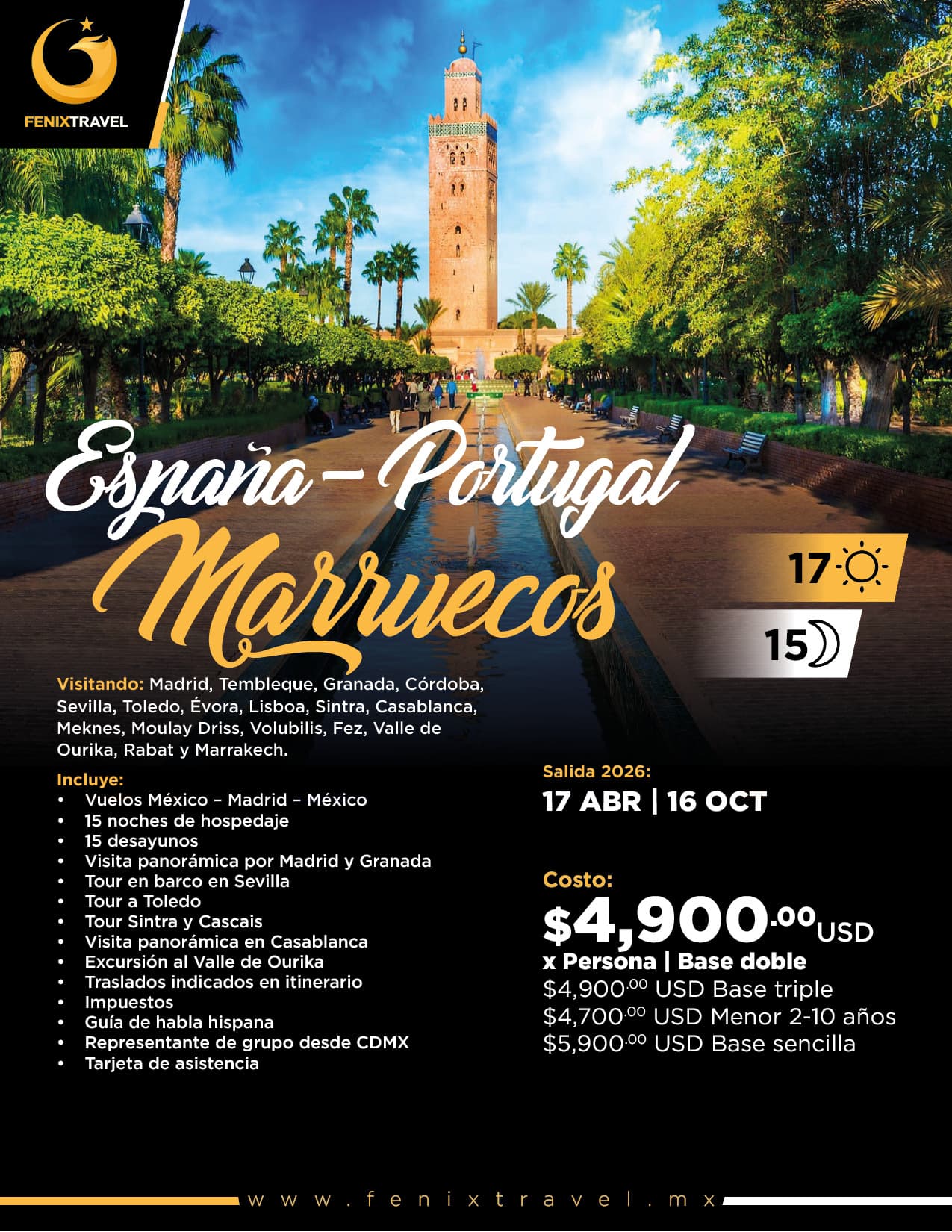 España, Portugal y Marruecos