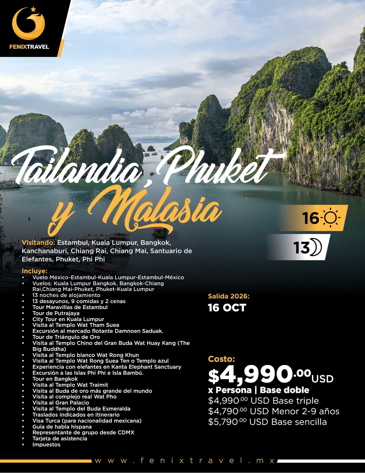 Tailandia Phuket y Malasia